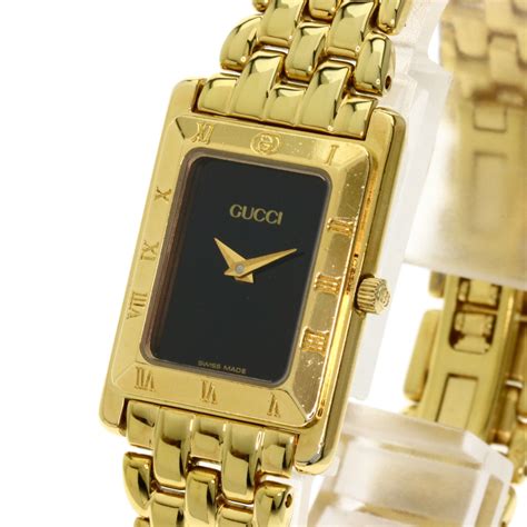 gucci womens watch square g face|Gucci gold women's watch.